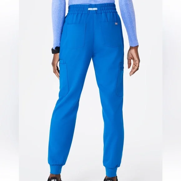 Figs Women’s Royal Blue High Waisted Joggers - Picture 3 of 7
